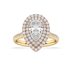 Isabella Cathedral lab grown diamond Engagement Ring