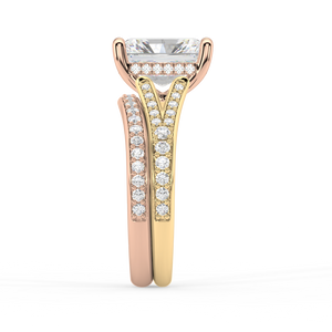 Margot Split lab grown diamond Engagement Ring