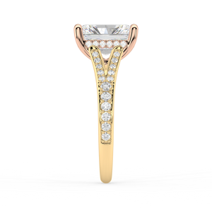 Margot Split lab grown diamond Engagement Ring