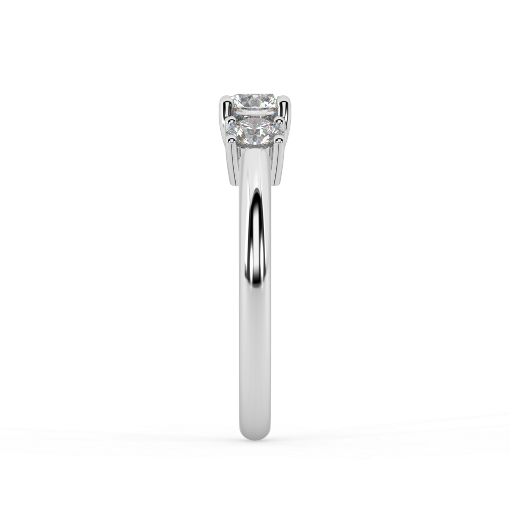 Cèline Three Stone lab grown diamond Engagement Ring