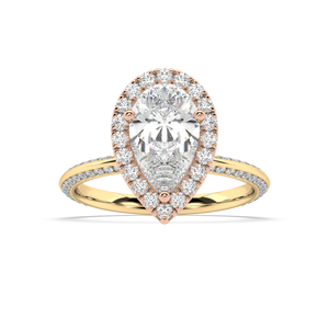 Romy Knife Edge lab grown diamond Engagement Ring