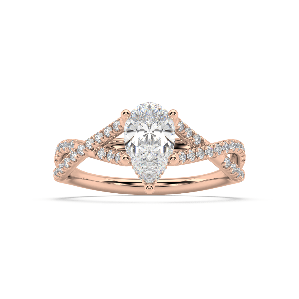 Amelie Ring - Natural Mined Diamond Ring USA
