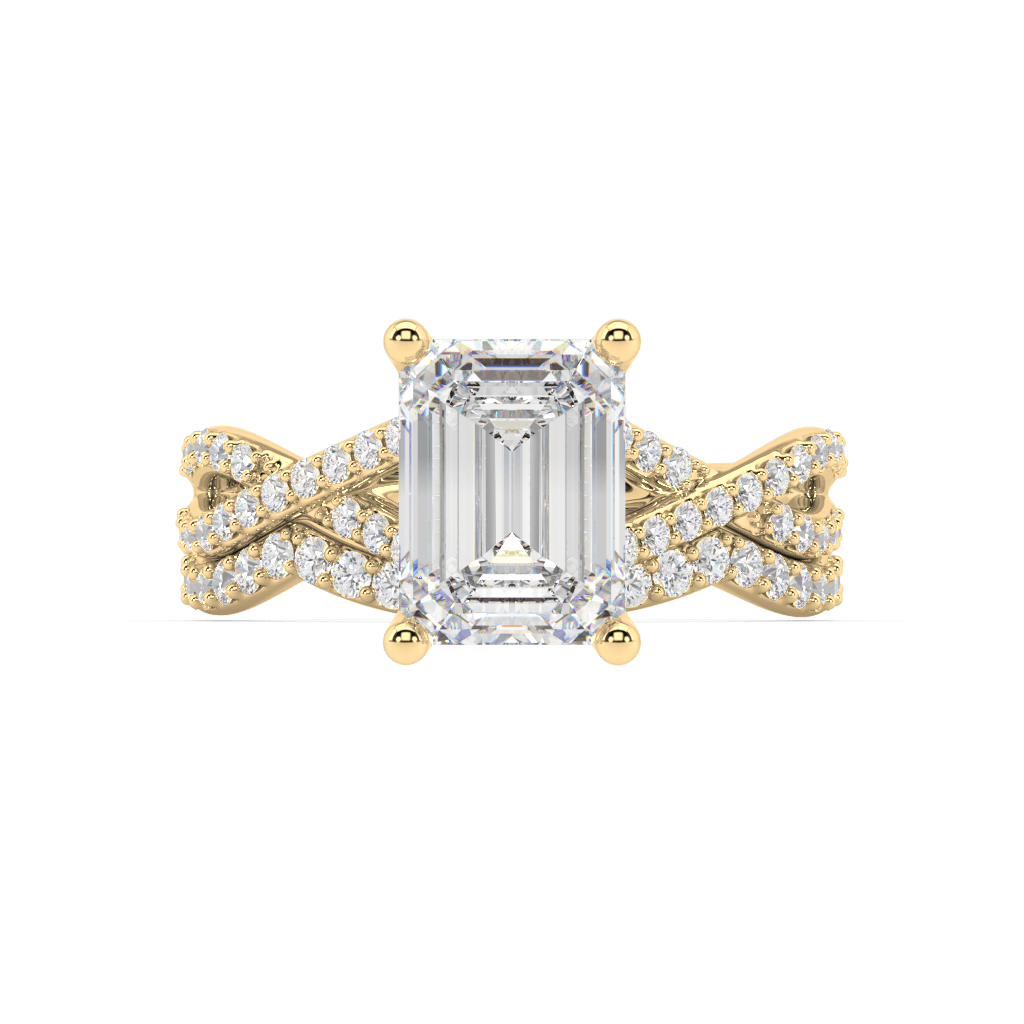 Amelie Diamond Ring - Twist Engagement Ring USA