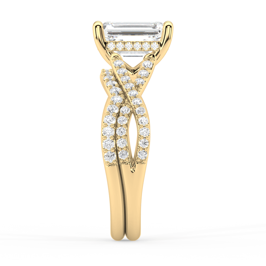 Amelie Diamond Ring - Twist Engagement Ring USA