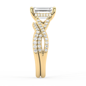 Amelie Diamond Ring - Twist Engagement Ring USA
