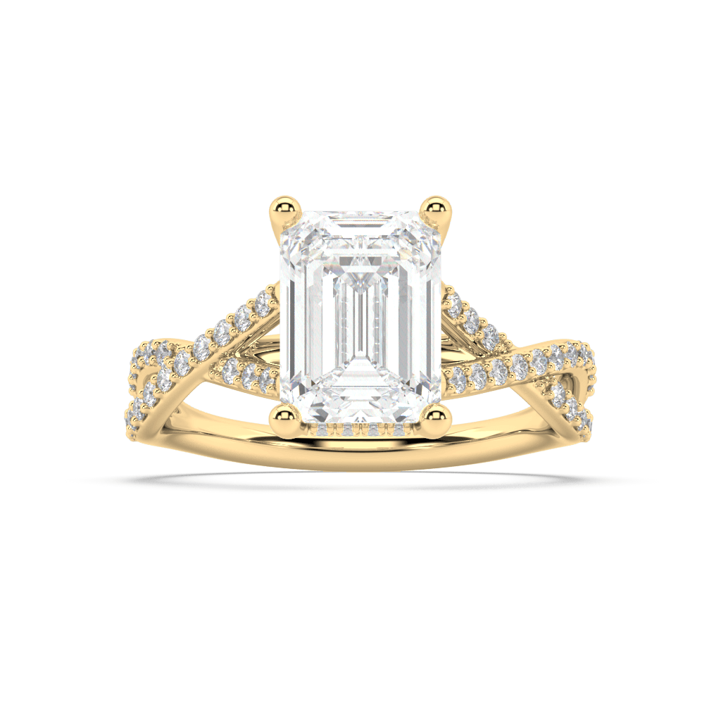 Amelie Diamond Ring - Twist Engagement Ring USA