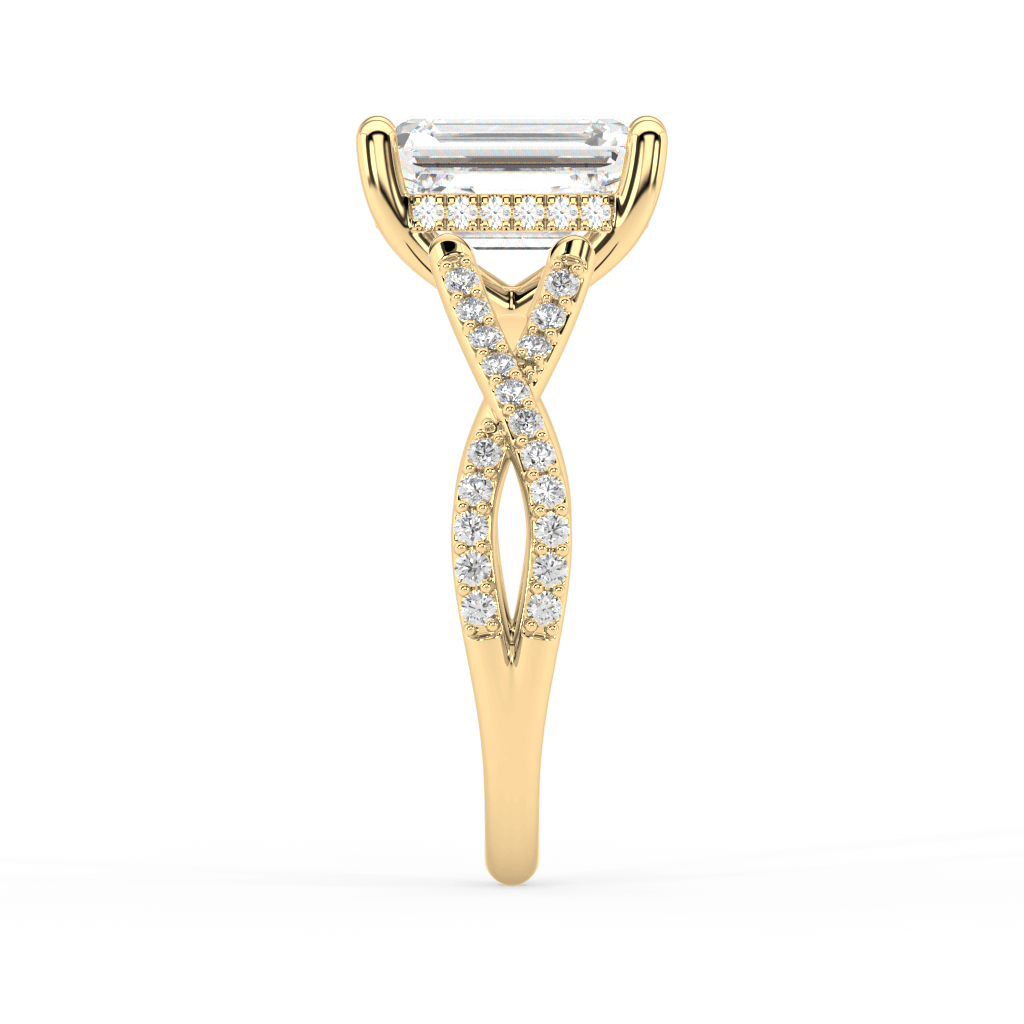 Amelie Diamond Ring - Twist Engagement Ring USA