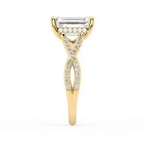 Amelie Diamond Ring - Twist Engagement Ring USA