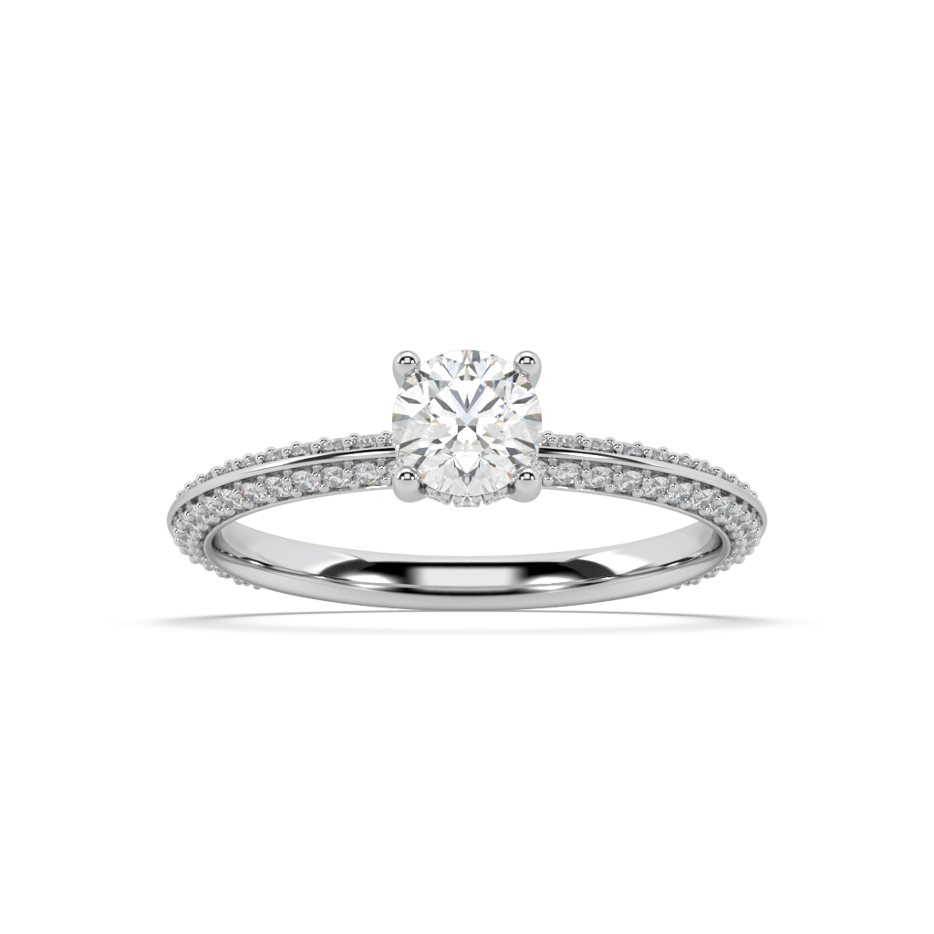 Knife Edge Diamond Ring - Lab Grown Diamond Ring USA