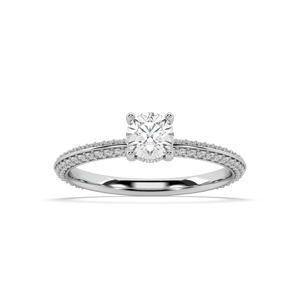 Knife Edge Diamond Ring - Lab Grown Diamond Ring USA