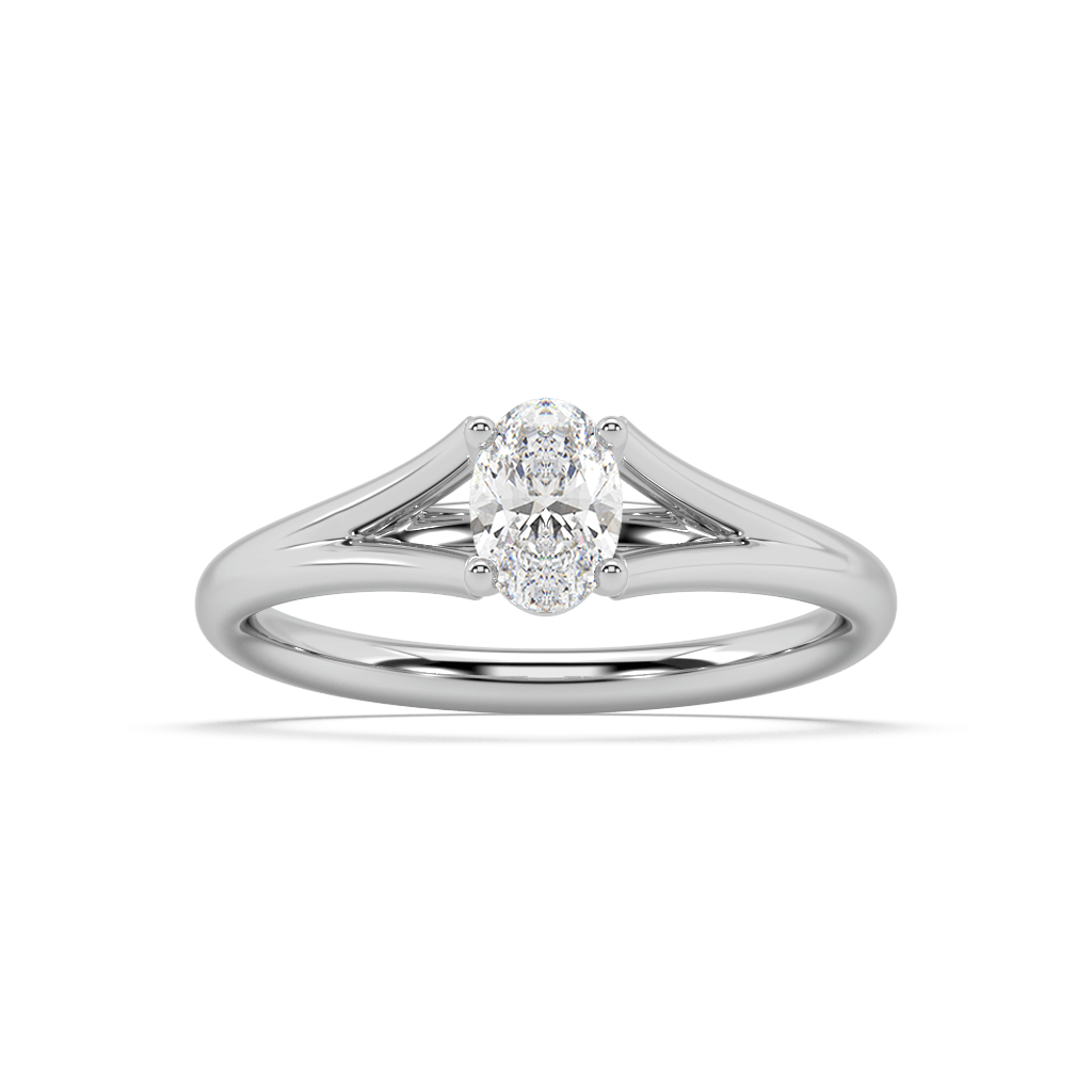 Margot Split lab grown diamond Engagement Ring