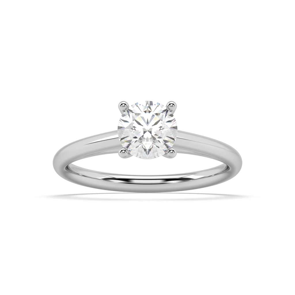 Isabella Cathedral natural mined diamond Engagement Ring