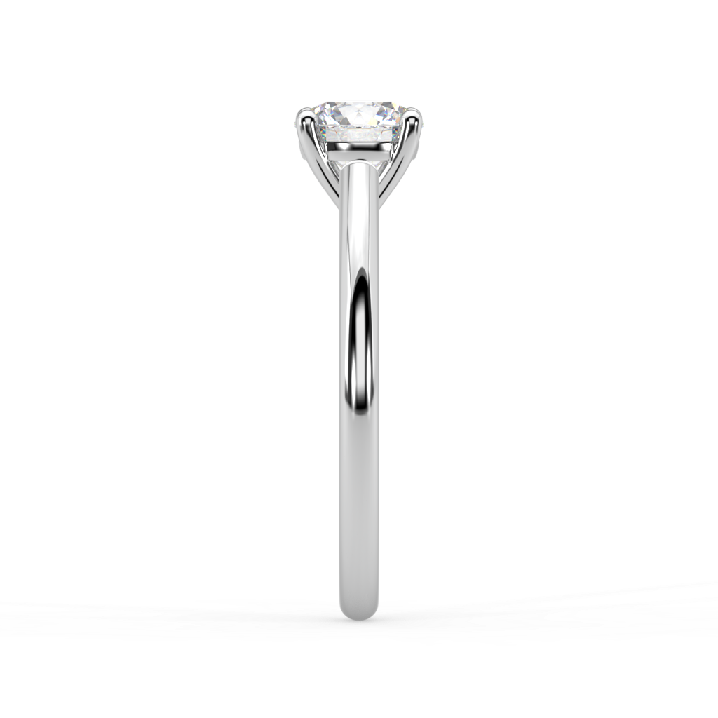 Isabella Cathedral natural mined diamond Engagement Ring