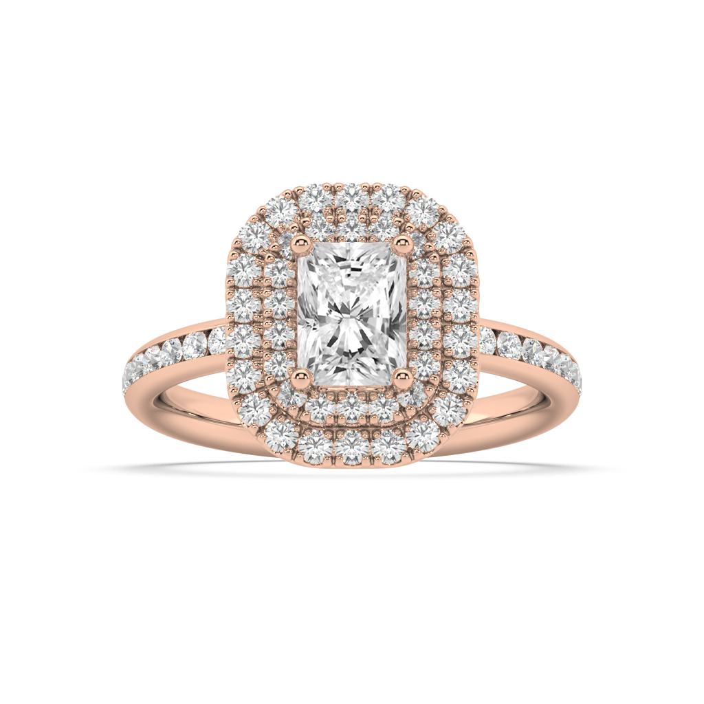 Camille Classic natural mined diamond Engagement Ring