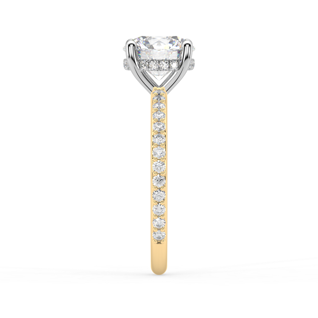 Camille Classic natural mined diamond Engagement Ring