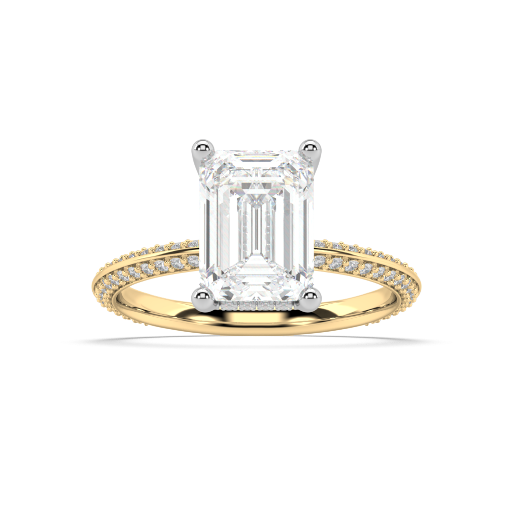 Romy Knife Edge lab grown diamond Engagement Ring