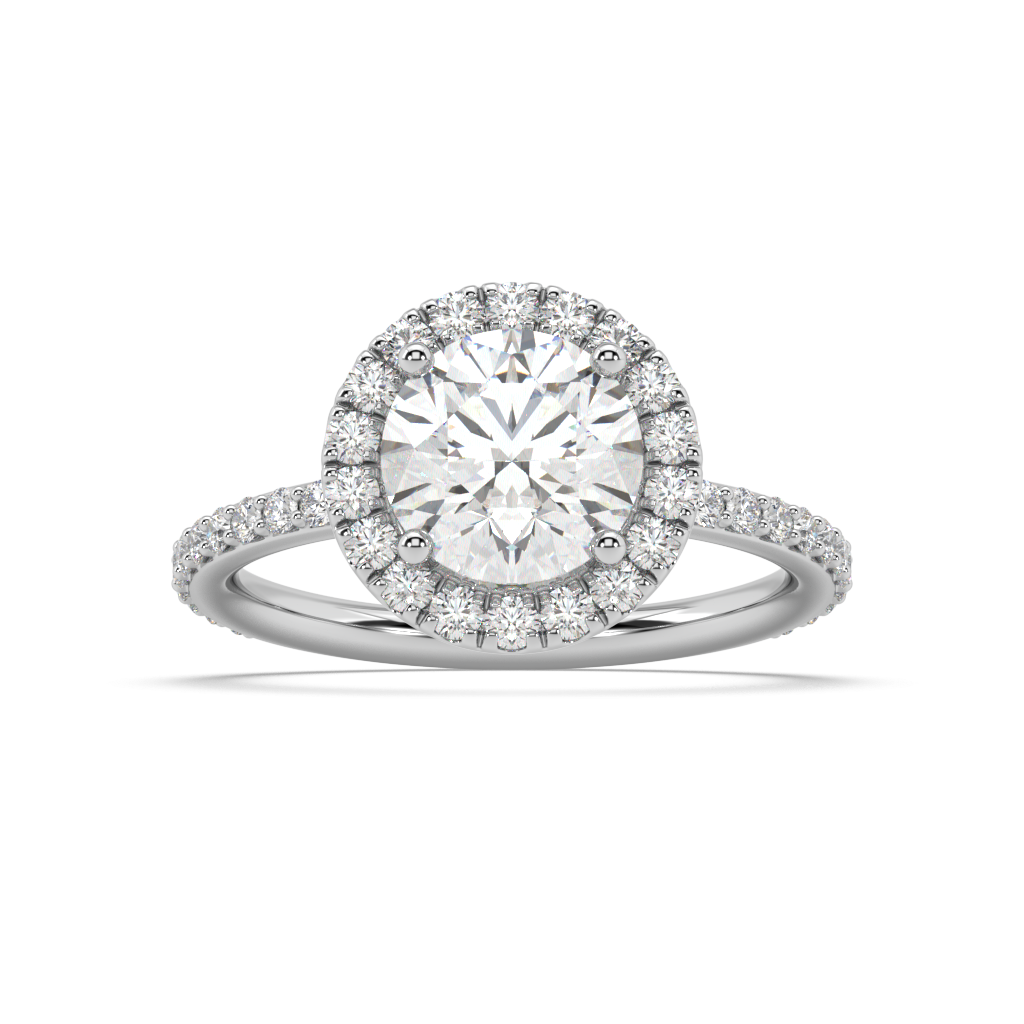 Camille Classic natural mined diamond Engagement Ring