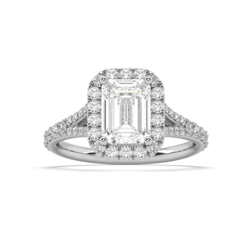 Margot Split lab grown diamond Engagement Ring
