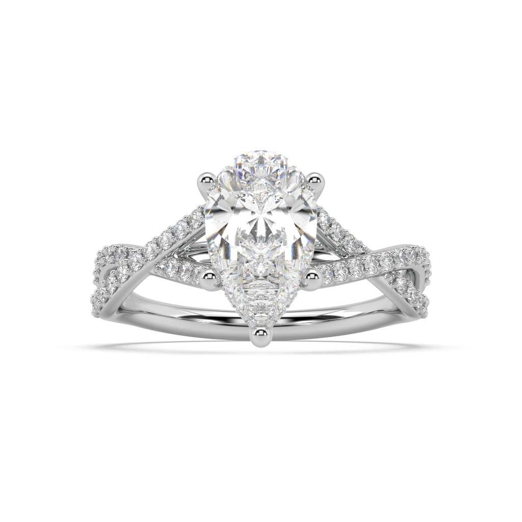 Amèlie Twist lab grown diamond Engagement Ring