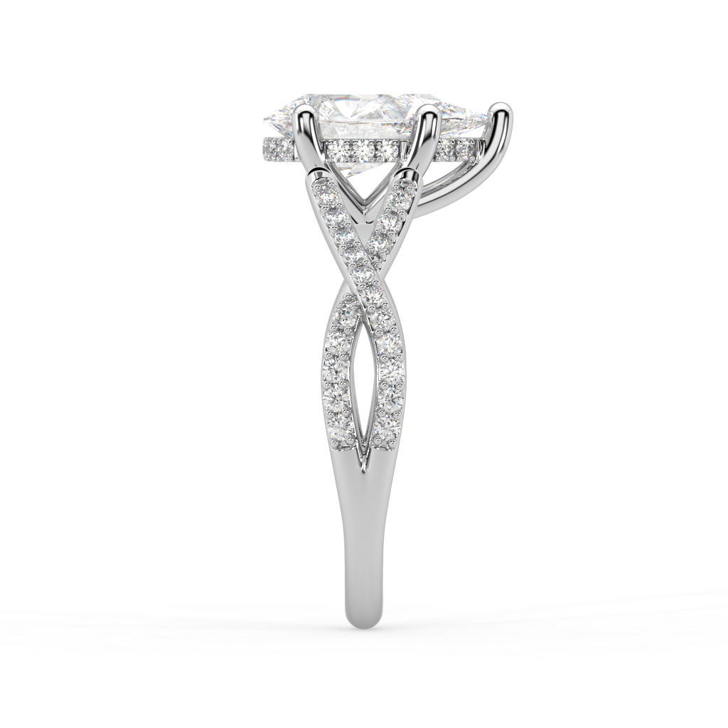Amèlie Twist lab grown diamond Engagement Ring