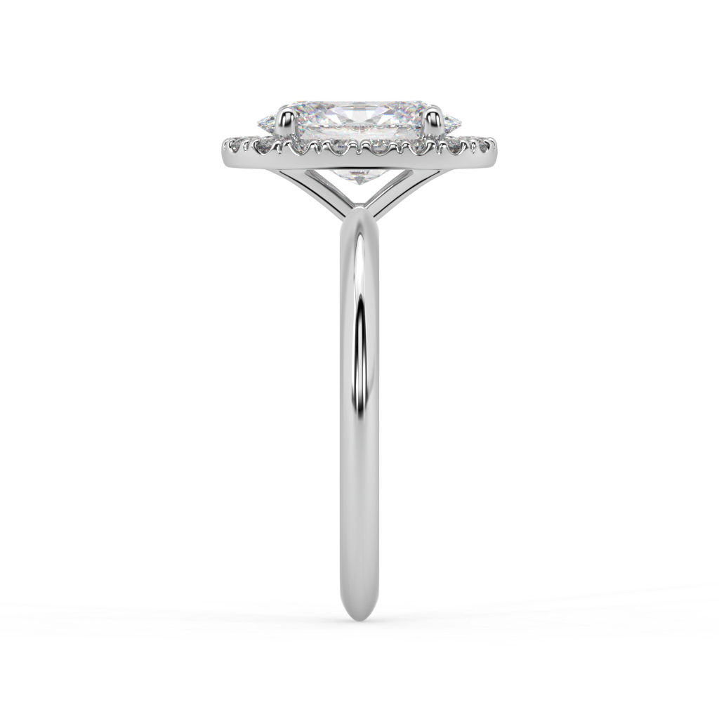 Romy Knife Edge lab grown diamond Engagement Ring