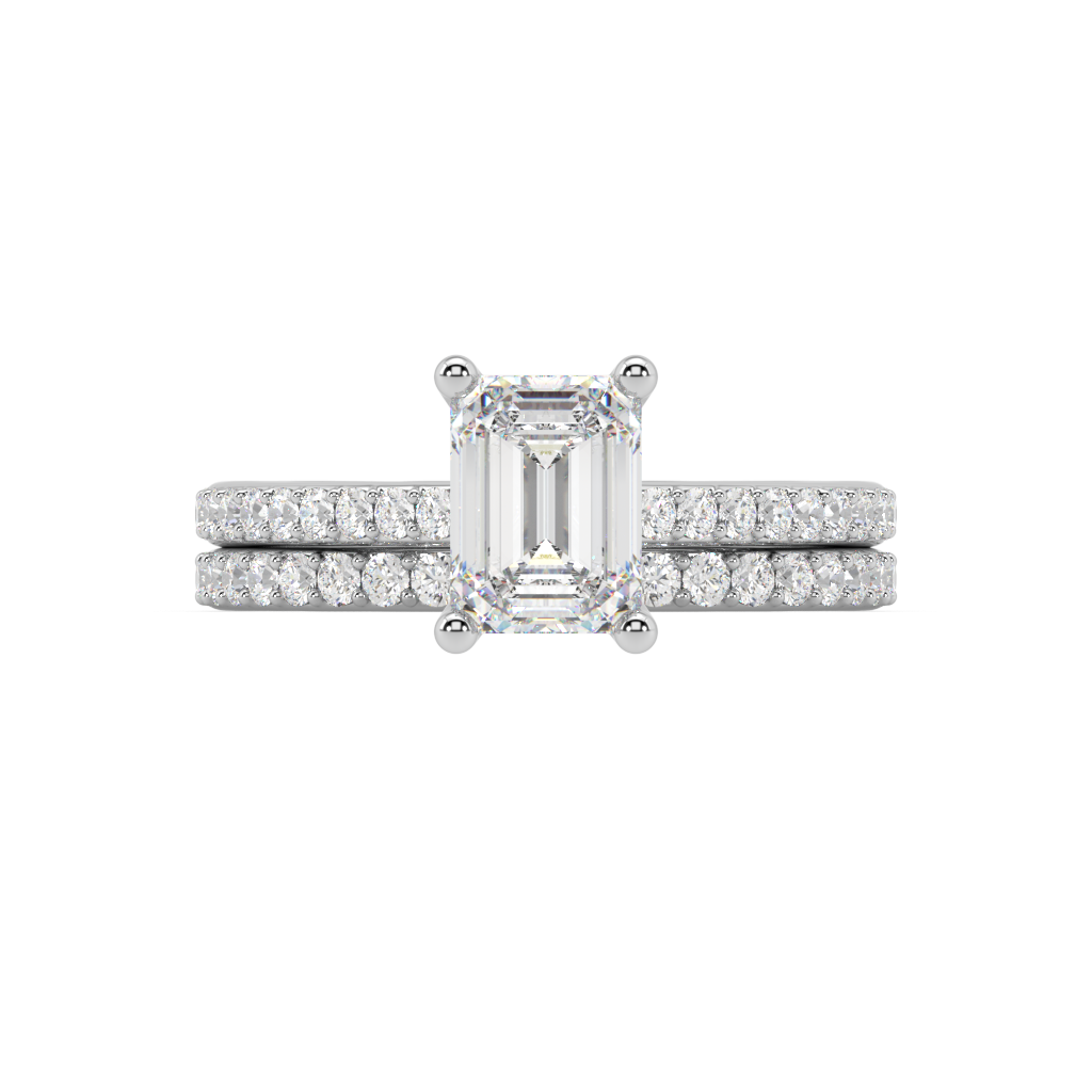 Isabella Cathedral lab grown diamond Engagement Ring