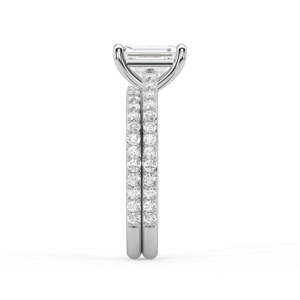 Isabella Cathedral lab grown diamond Engagement Ring