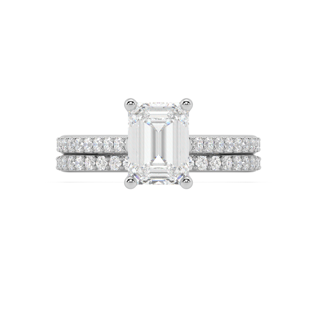 Isabella Cathedral lab grown diamond Engagement Ring