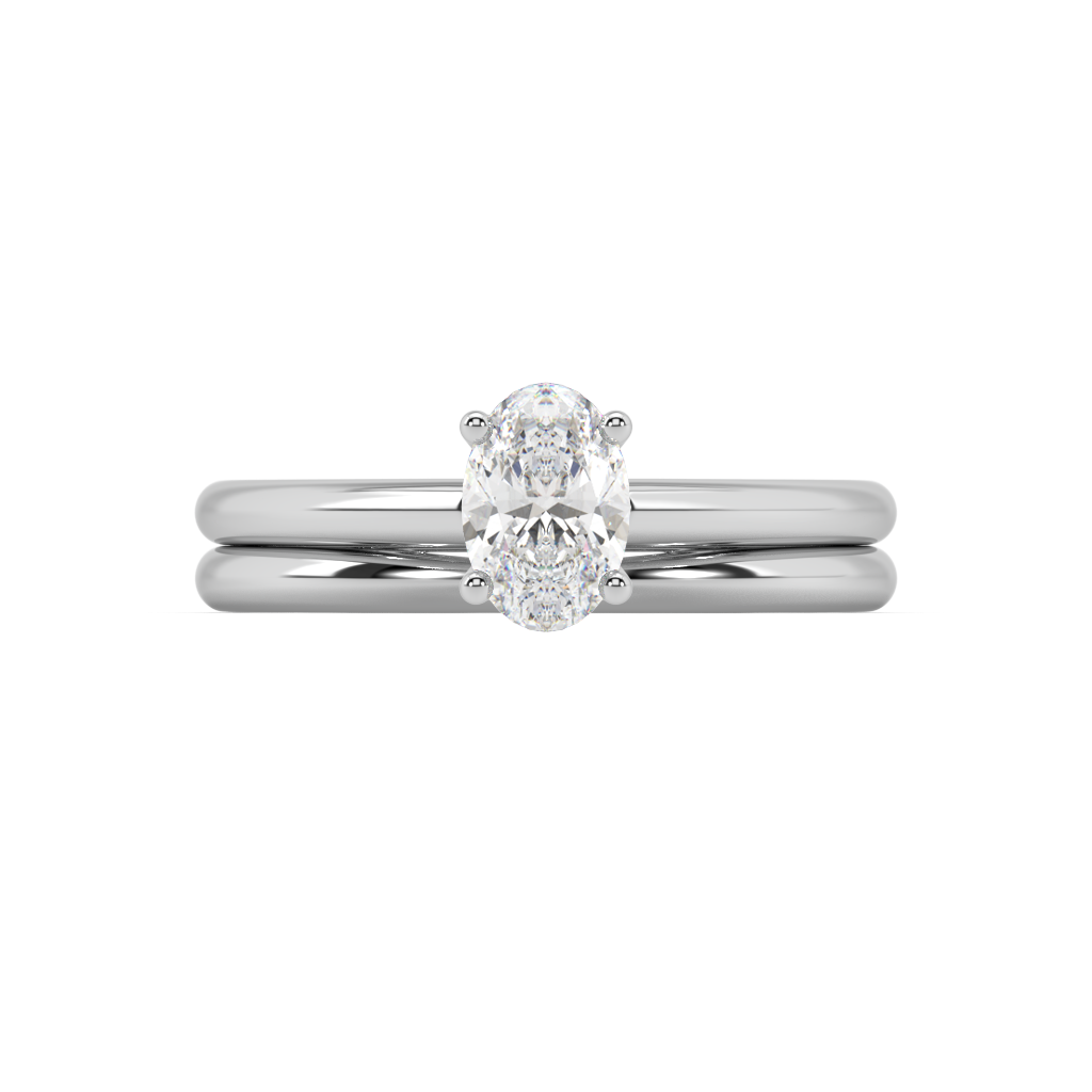 Isabella Cathedral lab grown diamond Engagement Ring