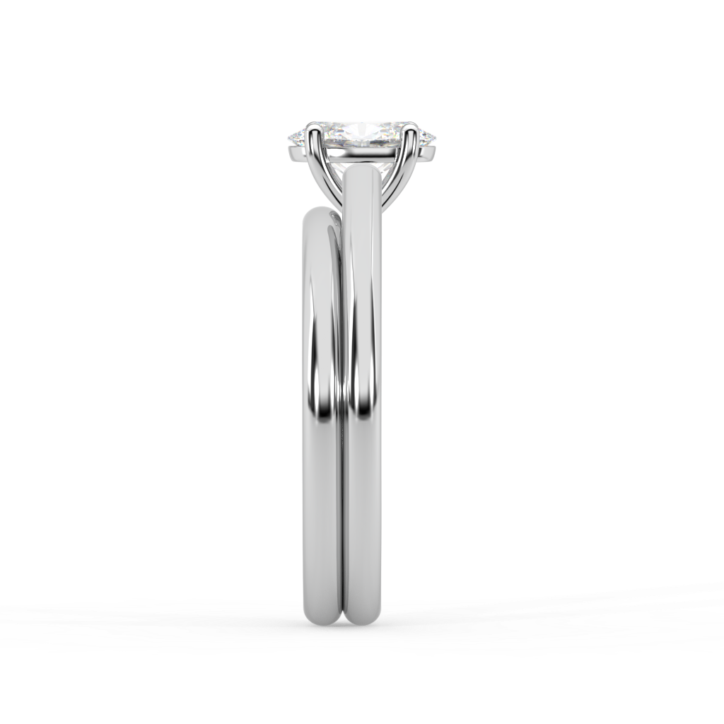 Isabella Cathedral lab grown diamond Engagement Ring