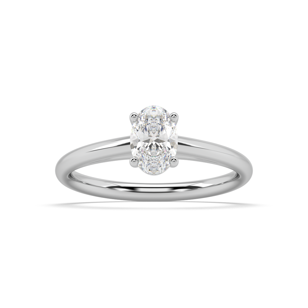 Isabella Cathedral lab grown diamond Engagement Ring