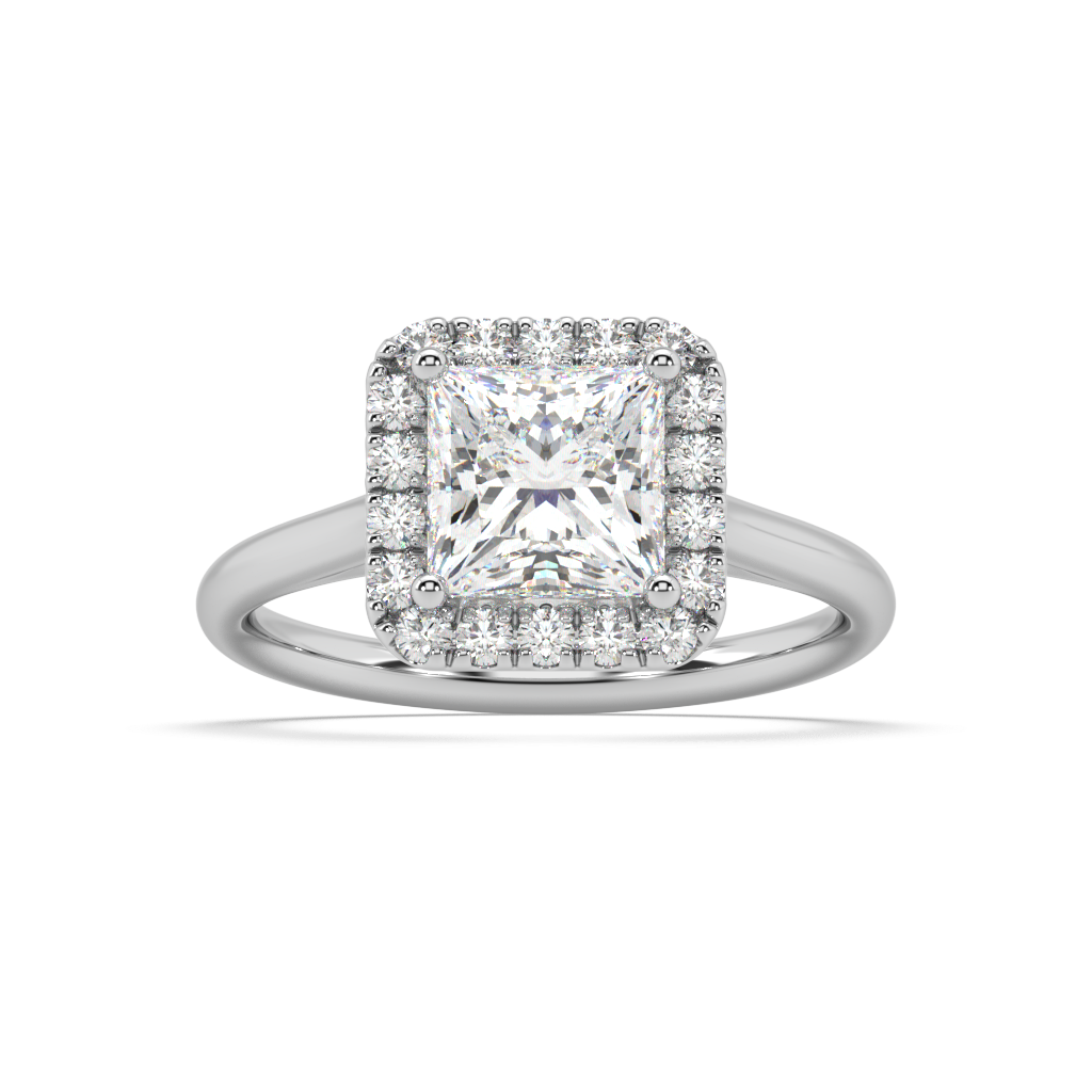 Isabella Cathedral lab grown diamond Engagement Ring