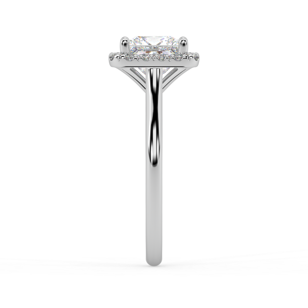 Isabella Cathedral lab grown diamond Engagement Ring