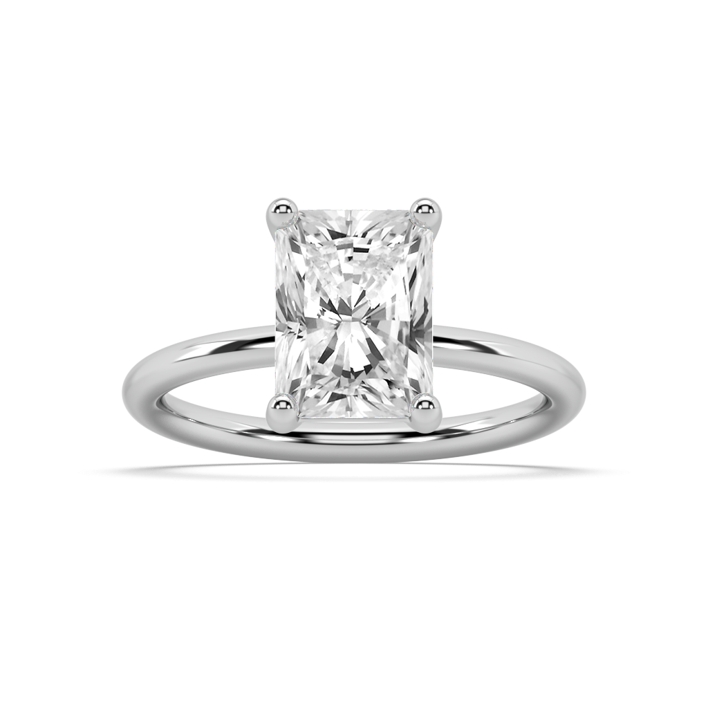 Isabella Cathedral lab grown diamond Engagement Ring