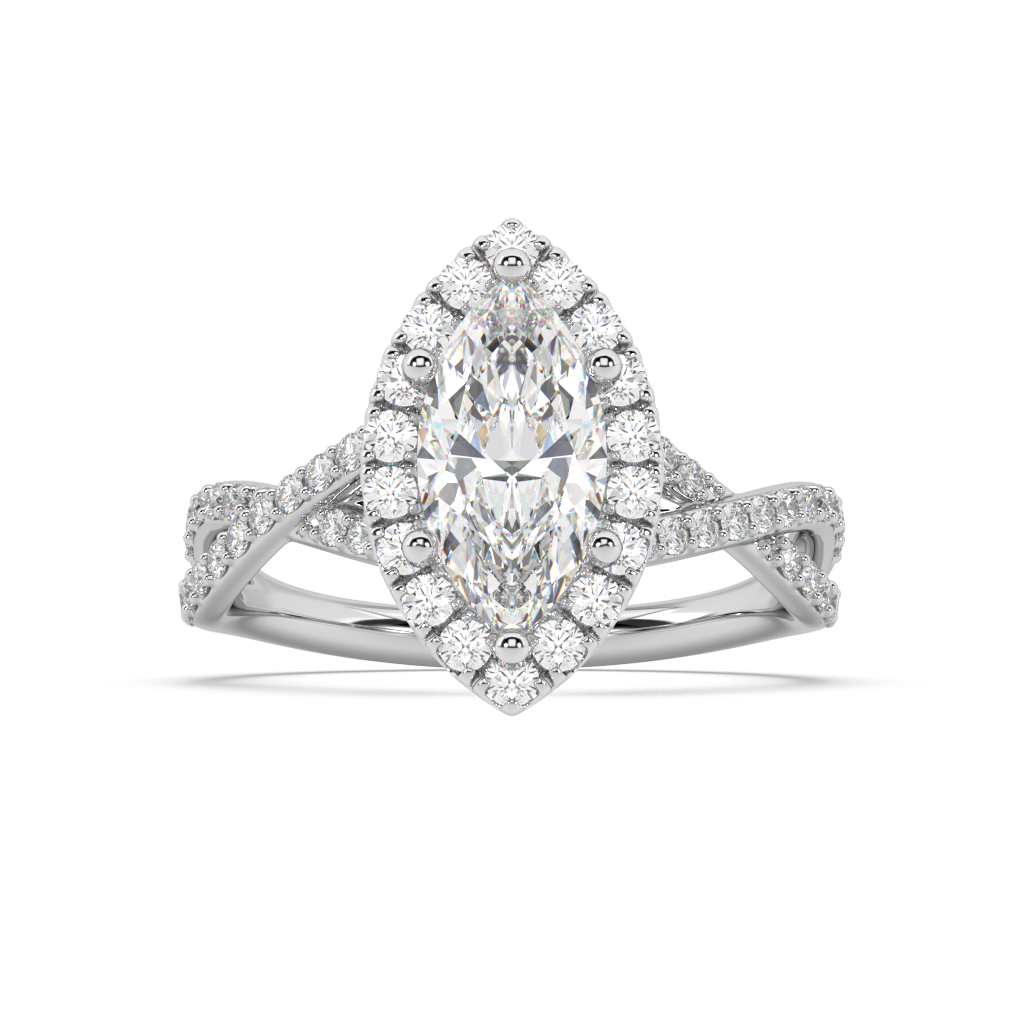 Amèlie Twist lab grown diamond Engagement Ring