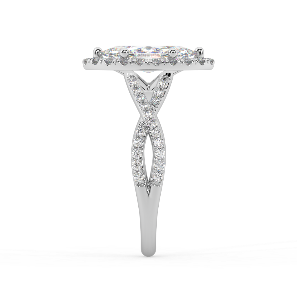 Amèlie Twist lab grown diamond Engagement Ring