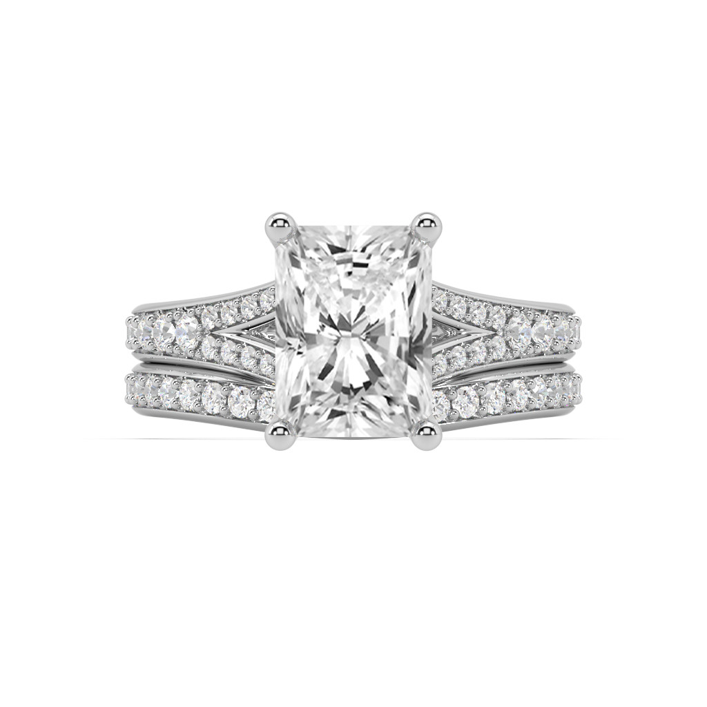 Margot Split lab grown diamond Engagement Ring