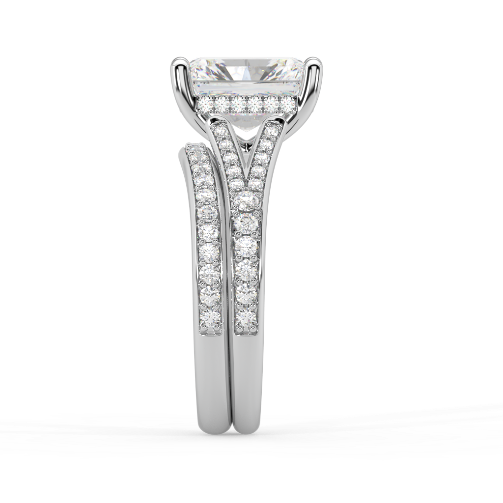 Margot Split lab grown diamond Engagement Ring