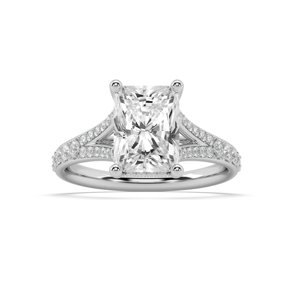 Margot Split lab grown diamond Engagement Ring