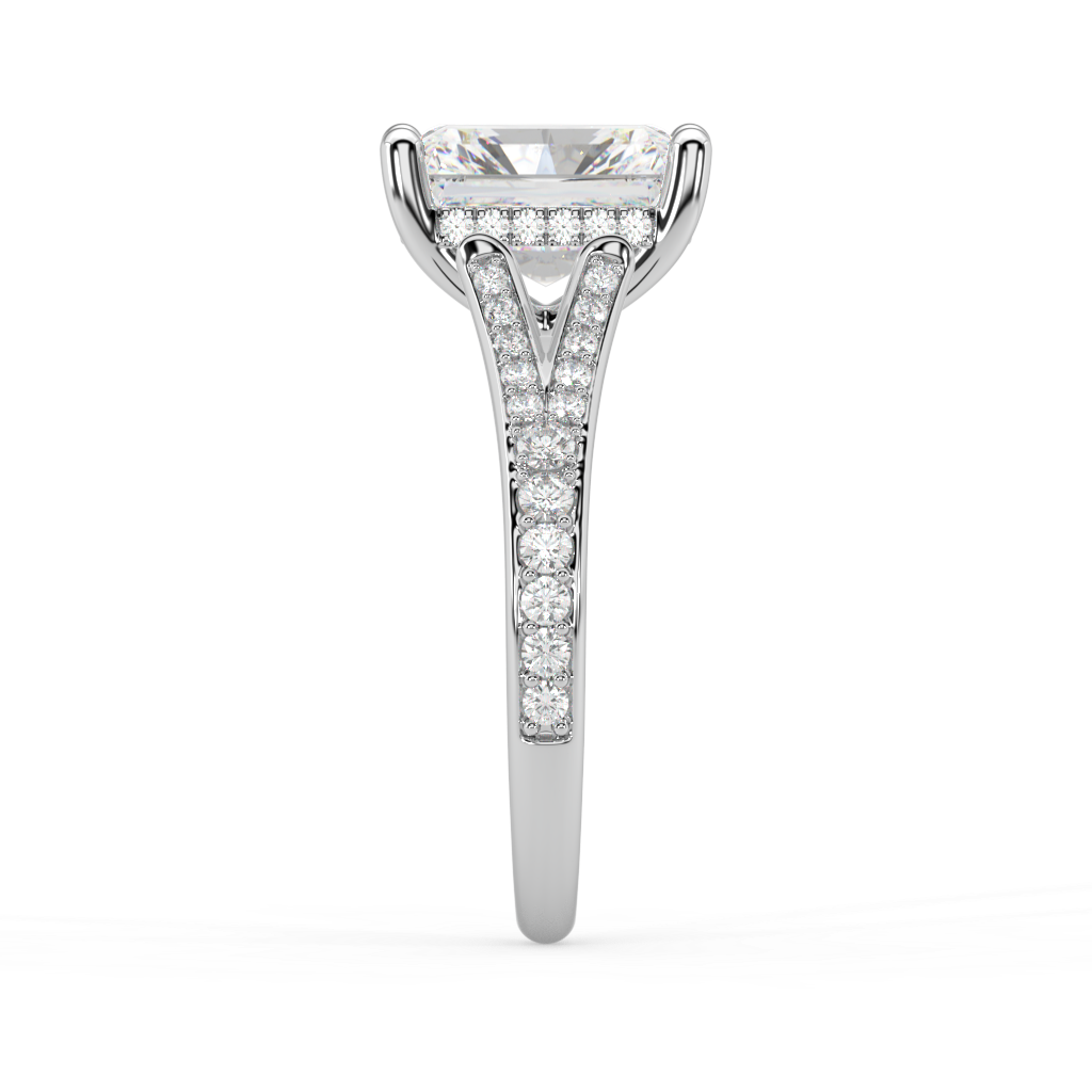 Margot Split lab grown diamond Engagement Ring