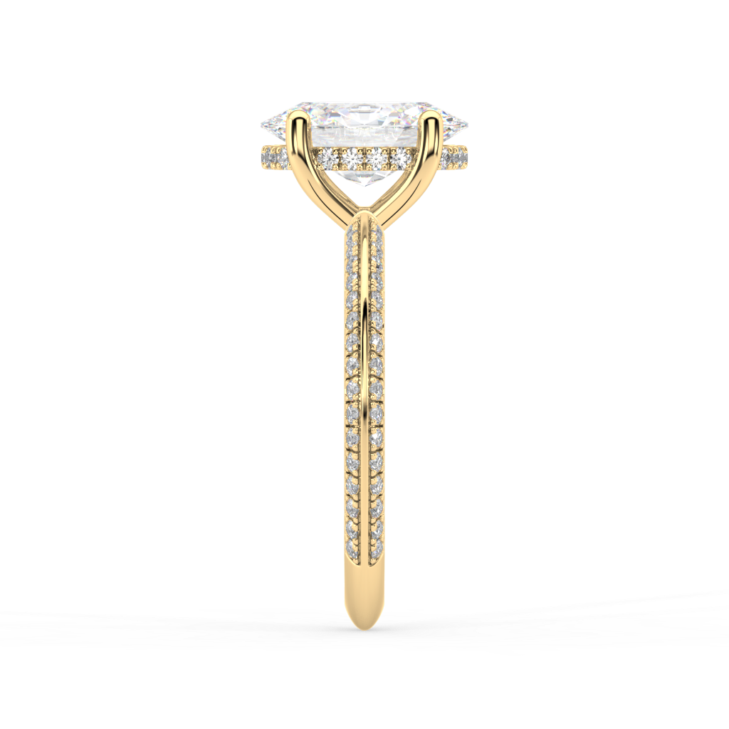 Romy Knife Edge lab grown diamond Engagement Ring