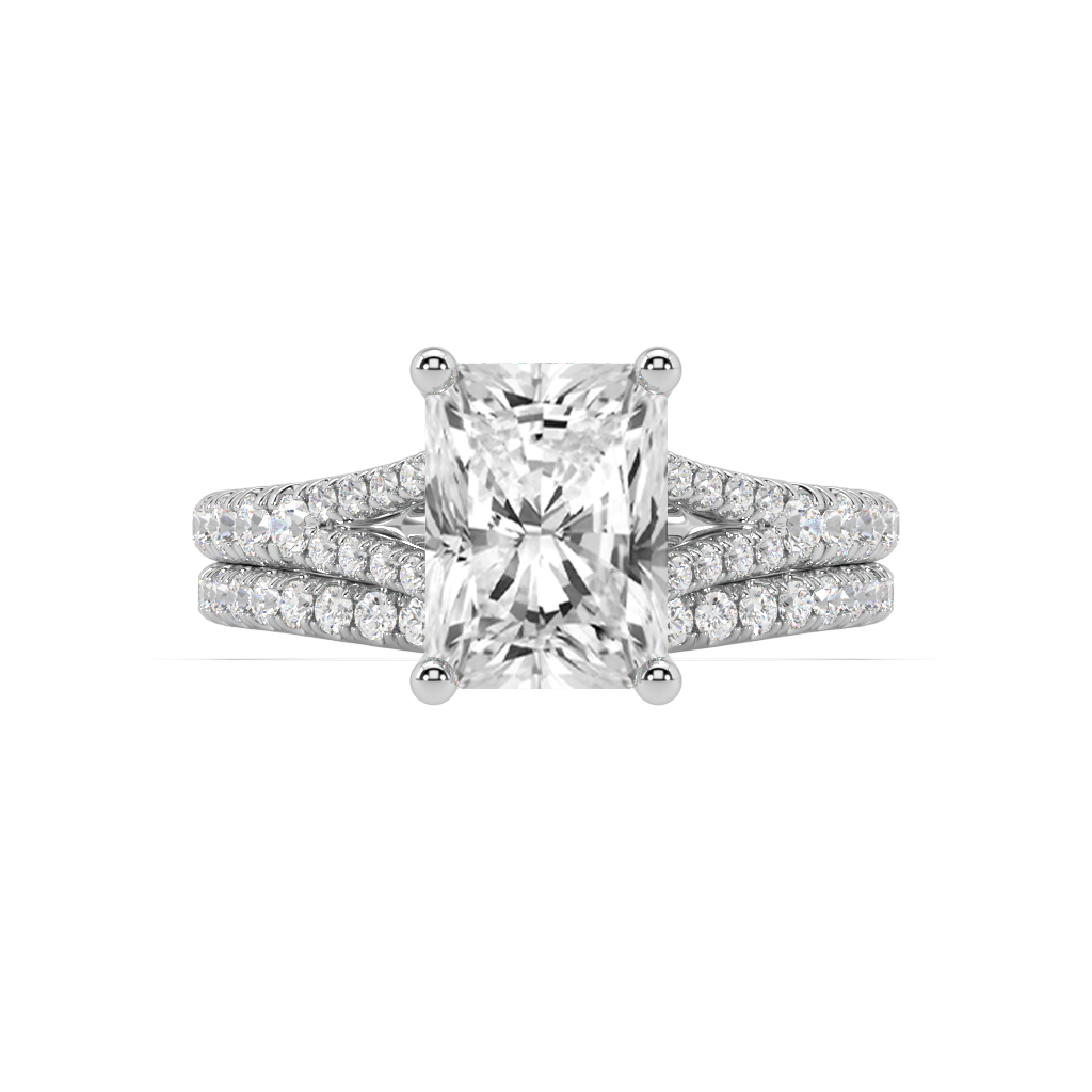 Margot Split lab grown diamond Engagement Ring