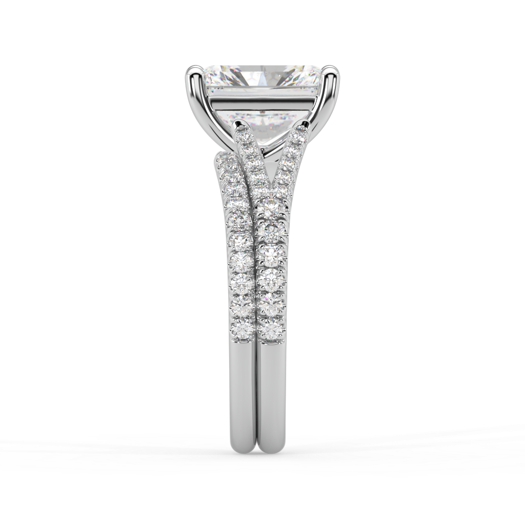 Margot Split lab grown diamond Engagement Ring