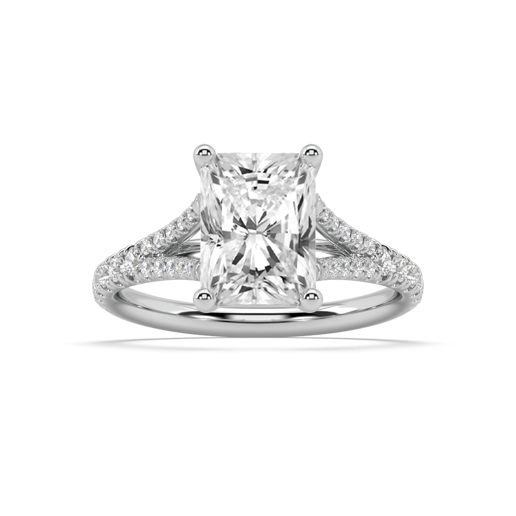Margot Split lab grown diamond Engagement Ring