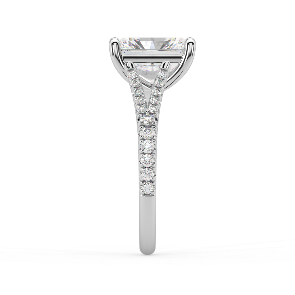 Margot Split lab grown diamond Engagement Ring