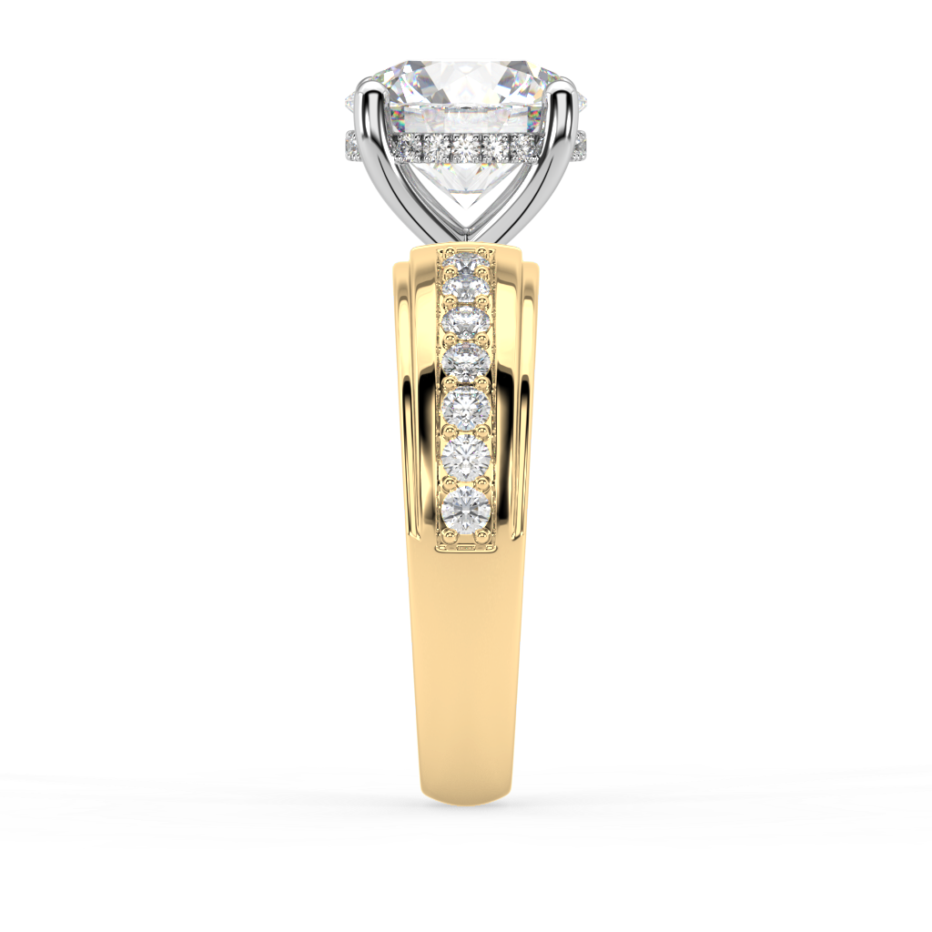 Tiffany Bold lab grown diamond Engagement Ring