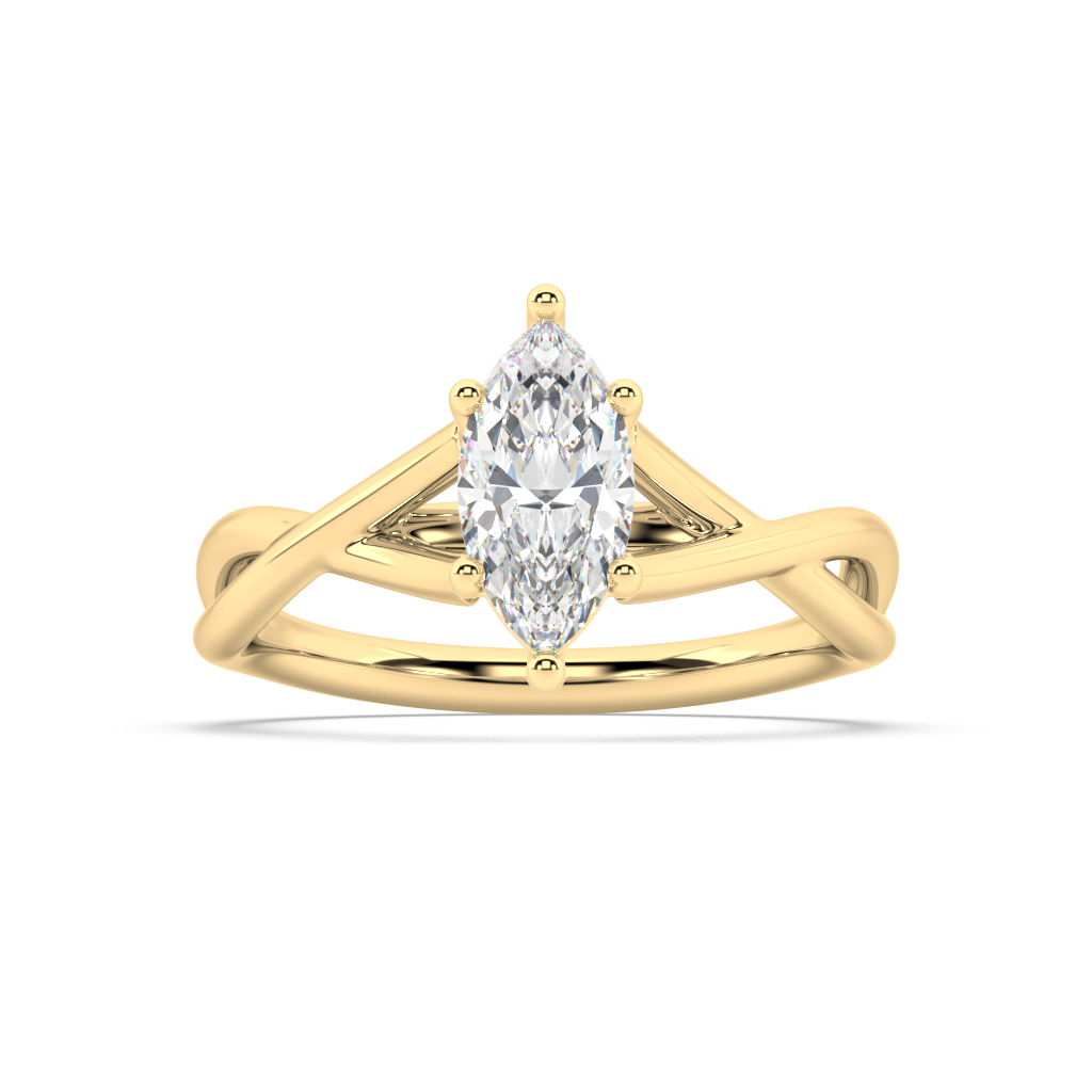Amèlie Twist lab grown diamond Engagement Ring
