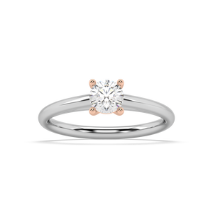 Isabella Cathedral lab grown diamond Engagement Ring