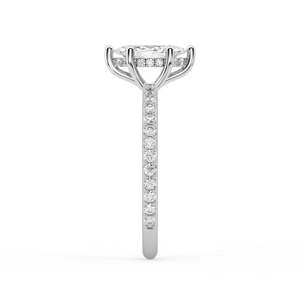 Isabella Cathedral lab grown diamond Engagement Ring